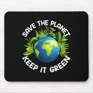 Earth Day Save The Planet Mouse Pad