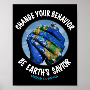 Earth Day Save The Planet Plant More Trees Clean T Poster