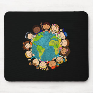 Earth Day Shirt Cute Kids Toddler Boys Teacher Gir Mouse Pad
