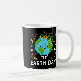 Earth Day Shirt Floral Cute &amp; Peaceful Planet  Coffee Mug
