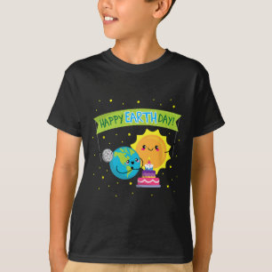 Earth Day Shirt For Kids Funny Cute Earthday