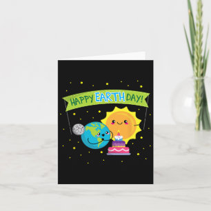 Earth Day Shirt For Kids Funny Cute Earthday  Card