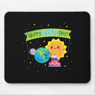 Earth Day Shirt For Kids Funny Cute Earthday Mouse Pad