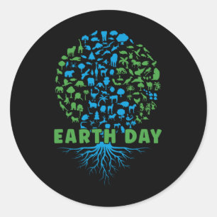 Earth Day Shirt Kids  Classic Round Sticker