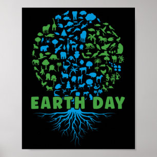 Earth Day Shirt Kids  Poster