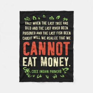 Earth Day Shirt Pro Save Environment Quote Last Fleece Blanket