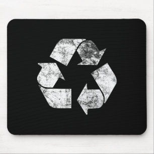Earth Day Shirt Recycle Logo Vintage Recycling Gif Mouse Pad