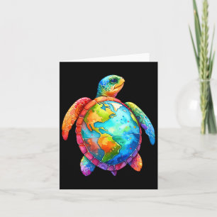 Earth Day Shirt Sea Turtle Save The Planet Women M Card