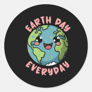 Earth Day Shirt Teacher Environment Day Recycle Ea Classic Round Sticker