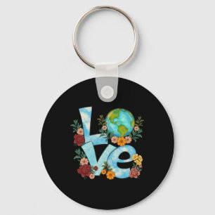 Earth Day Shirt Teacher Environment Day Recycle Ea Key Ring