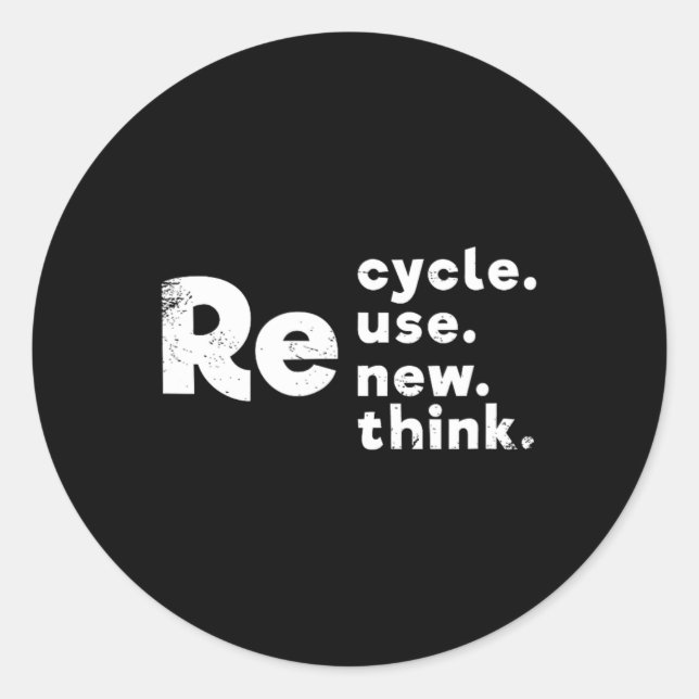 Earth Day Shirts  Classic Round Sticker (Front)