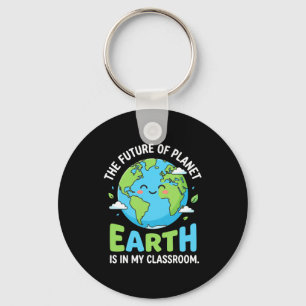 Earth day shirts for teachers classroom earthday key ring