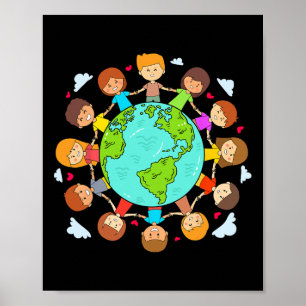 Earth Day Shirts Kids Earth Day Youth Boys Girls  Poster
