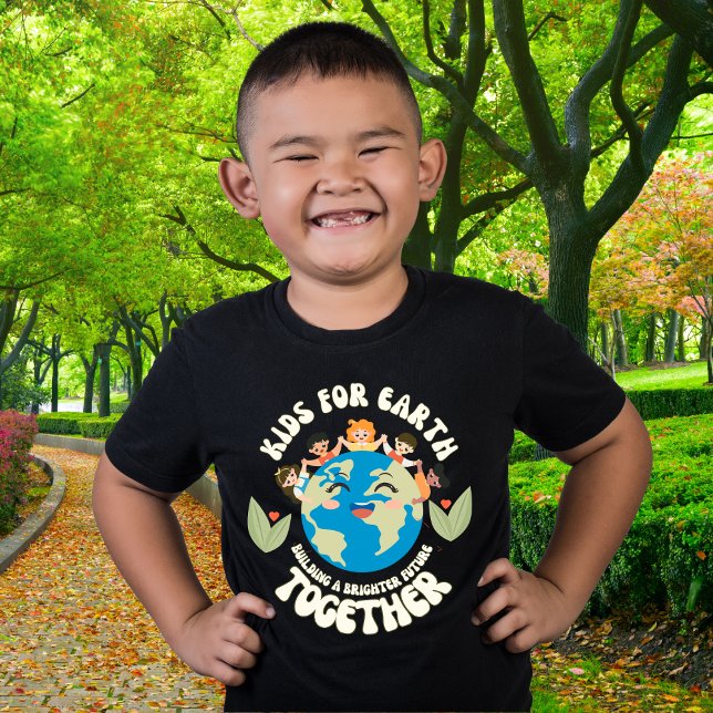 Earth Day Shirts | Kids For Earth T-Shirt  (Creator Uploaded)
