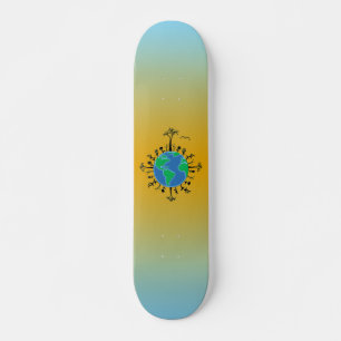 Earth Day Skateboard Deck