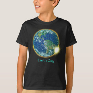 Earth Day Solar Eclipse 2024 sacred geometry T-Shirt