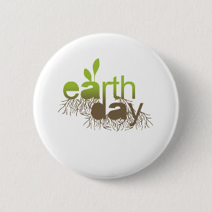 Earth Day T-shirt / Earth Day T-shirts 6 Cm Round Badge