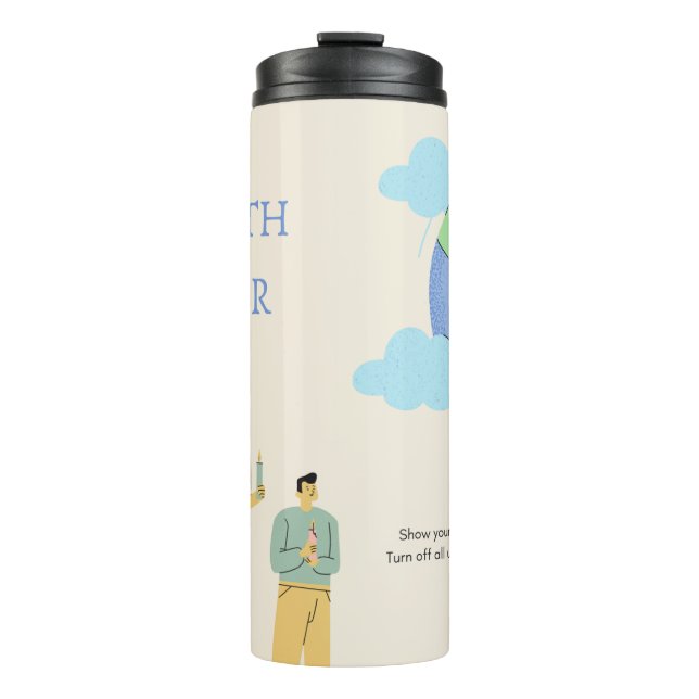 Earth day thermal tumbler (Front)