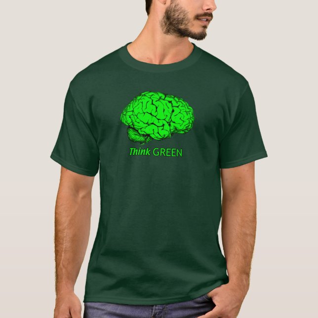 Earth Day Think Green T-Shirt (Front)