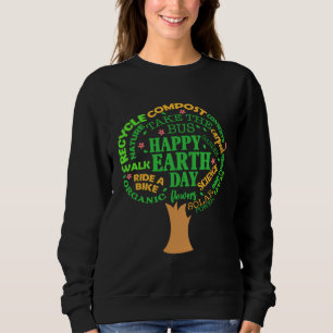 Earth Day Tree Environment Awareness Nature Lover Sweatshirt