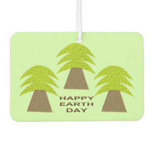 Earth Day Trees Car Air Freshener