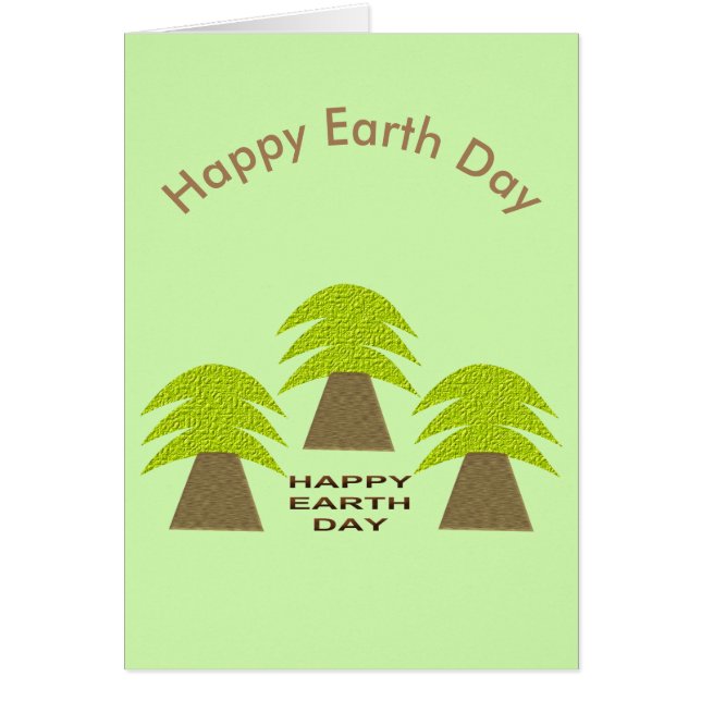 Earth Day Trees Personalised (Front)