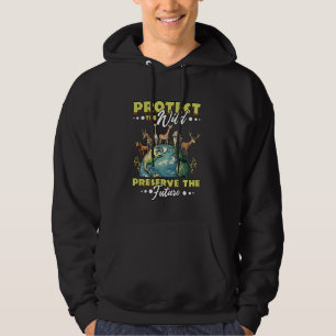 Earth Day Wildlife Conservation Hoodie