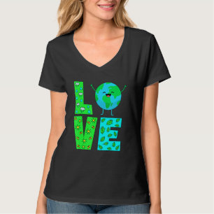 Earth Day  Women Men Kids Love World Earth Day 202 T-Shirt