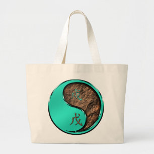 Earth Dog Large Tote Bag