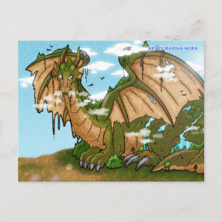 Earth Dragon Mountain Postcard
