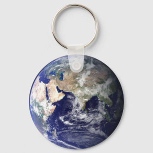Earth Eastern Hemisphere keychain