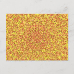 EARTH Element Contours Pattern Postcard