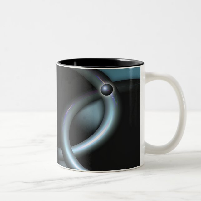 earth embrace Two-Tone coffee mug (Right)