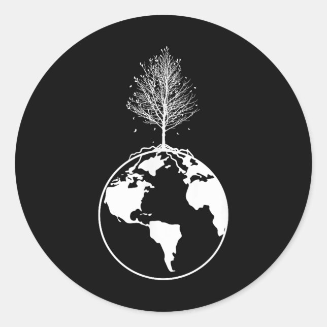 Earth Environmental Protection Earth  Classic Round Sticker (Front)