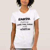 Earth fighting fossil fuel farces with wildfires
