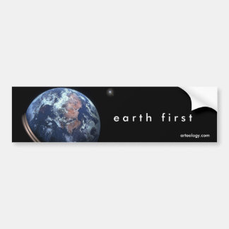 earth first bumper sticker