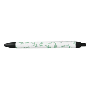Earth first / Eco friendly, zero waste, go green Black Ink Pen
