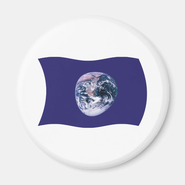 Earth Flag Magnet (Front)
