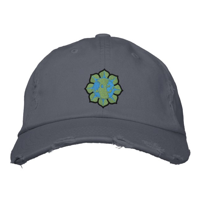 Earth Flower Earth Day Hat (Front)