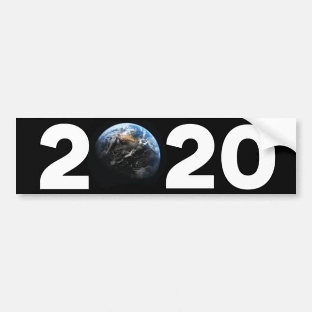 Earth for President® Campaign, "2020" Bumper Sticker (Front)