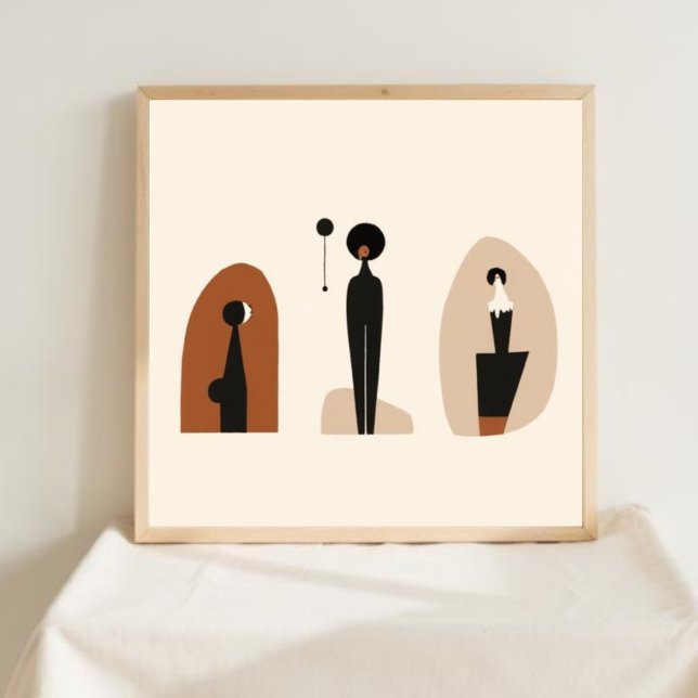 Earth & Form – Minimalist Botanical Art  Poster (Creator Uploaded)