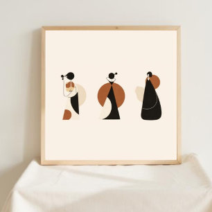 Earth & Form – Minimalist Botanical Art Poster