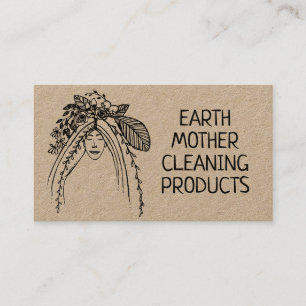 Earth Friendly Natural Cleaning Products Business Card