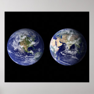 Earth from Outer Space Poster