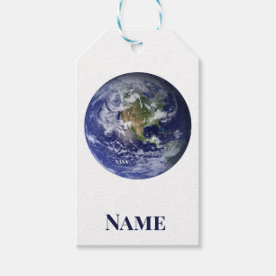 Earth from Space, Blue Marble by NASA Gift Tags