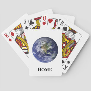 Earth from Space, Classic Blue Marble by NASA Playing Cards