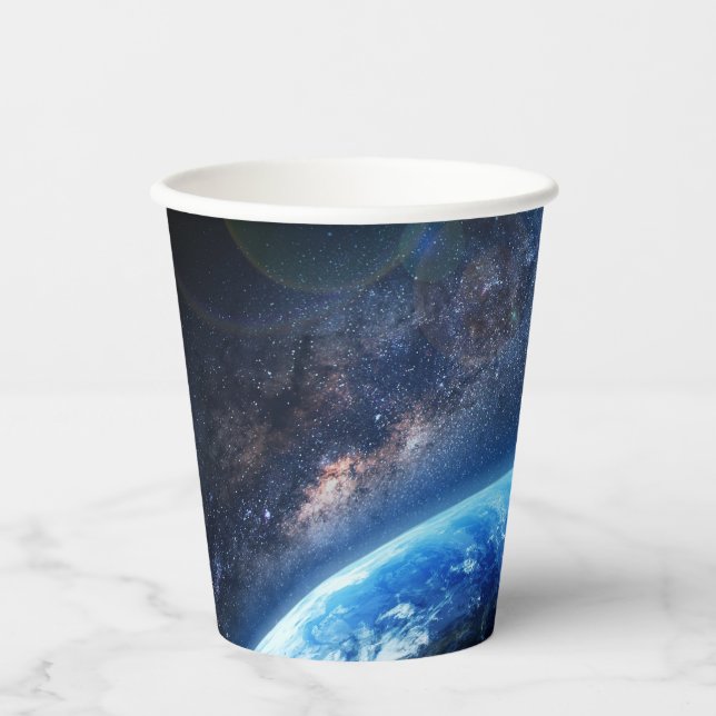 EARTH FROM SPACE PAPER CUPS (Front)