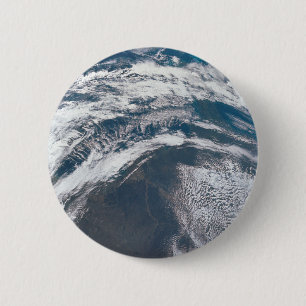 Earth From The Apollo 12 Spacecraft. 6 Cm Round Badge