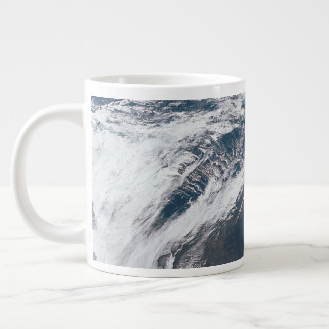 Earth From The Apollo 12 Spacecraft. Large Coffee Mug (Left)