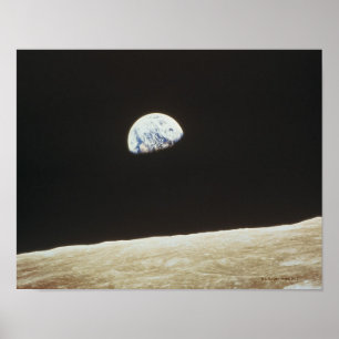 Earth from the Moon Poster